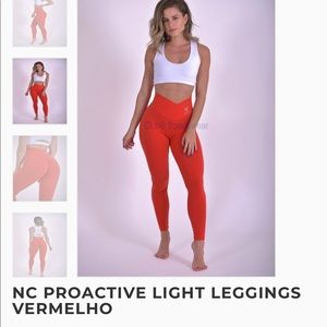NC Proactive Light Leggings Vermelho
